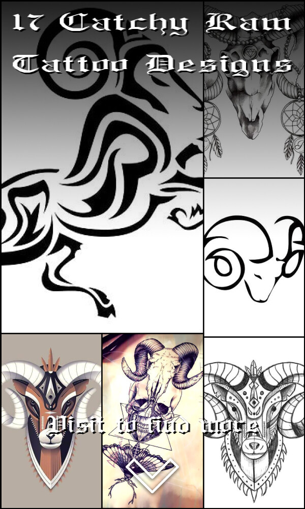 17 Catchy Ram Tattoo Designs