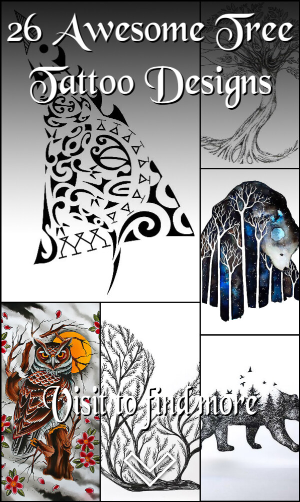 26 Awesome Tree Tattoo Designs