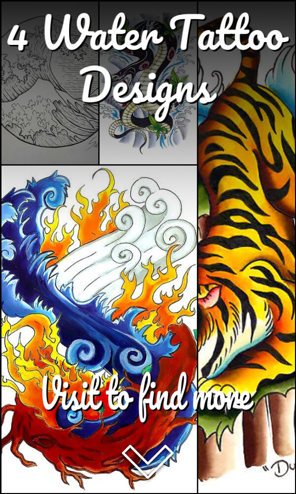 4 Water Tattoo Designs