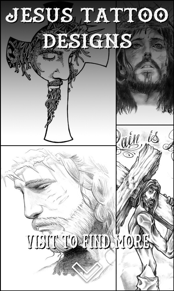 4 Jesus Tattoo Designs