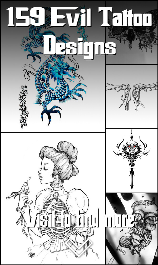159 Evil Tattoo Designs