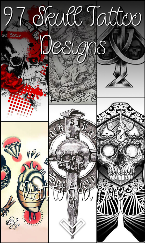 97 Skull Tattoo Designs