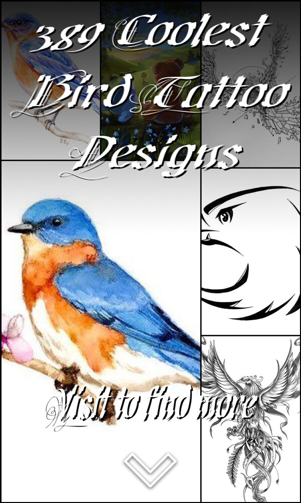 389 Coolest Bird Tattoo Designs