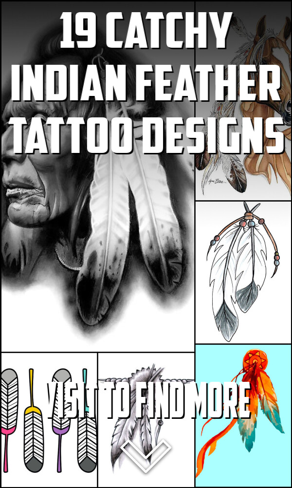 19 Catchy Indian Feather Tattoo Designs