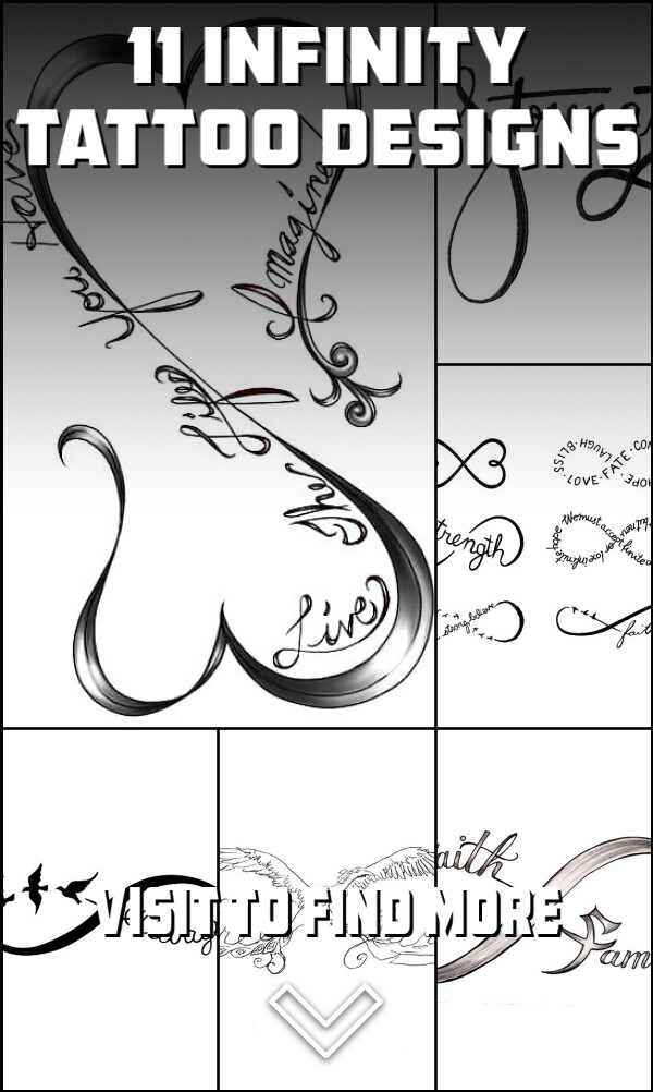 11 Infinity Tattoo Designs