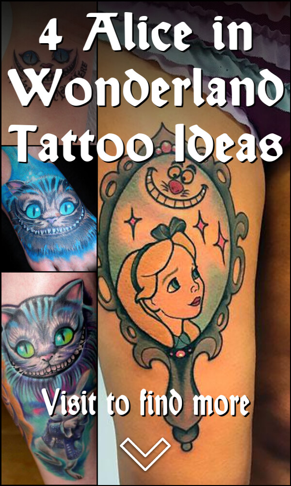 4 Alice in Wonderland Tattoo Ideas