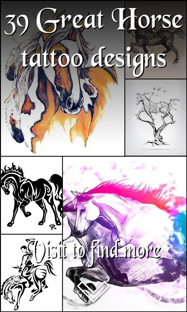 39 Great Horse tattoo designs