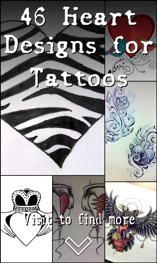 46 Heart Designs for Tattoos 