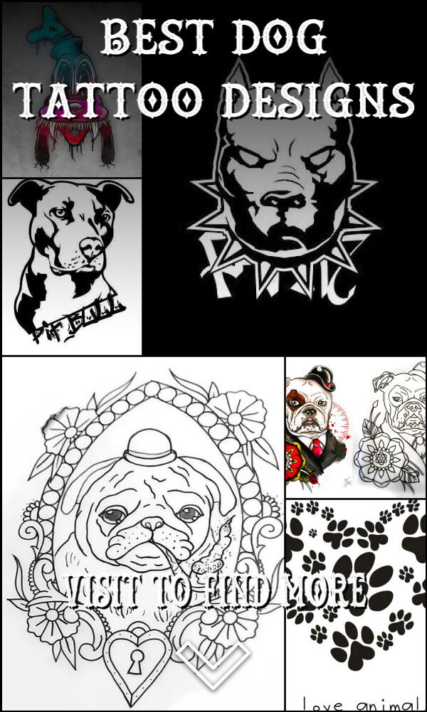 56 Best Dog Tattoo Designs