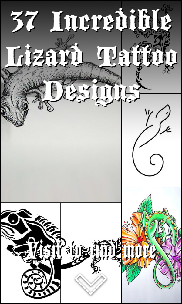 37 Incredible Lizard Tattoo Designs