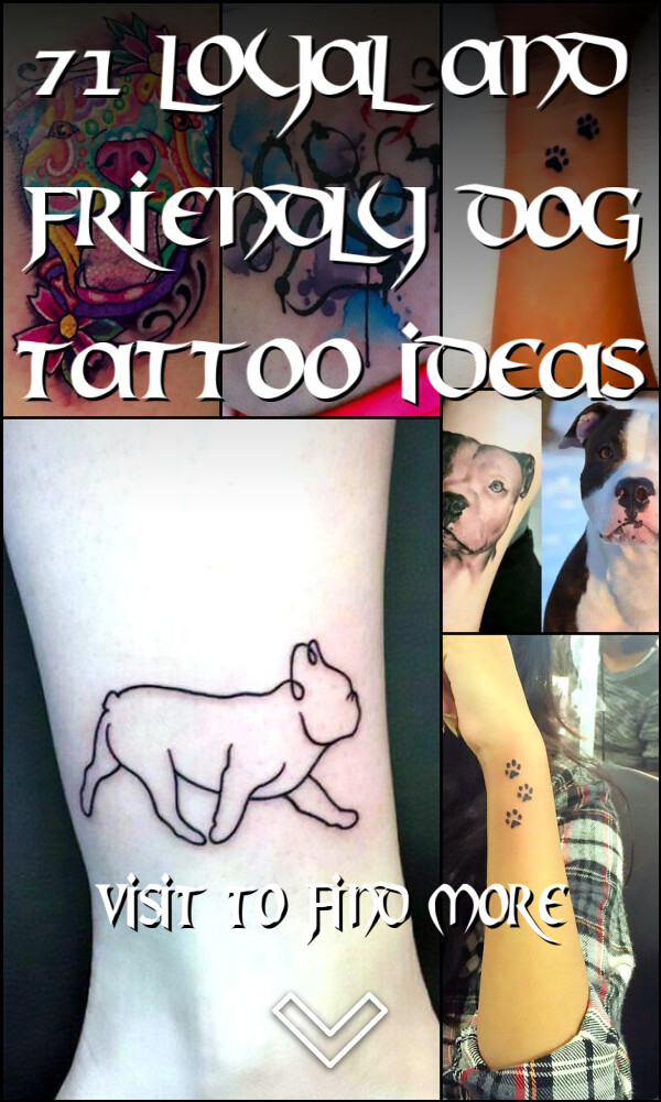 71 Loyal and Friendly Dog Tattoo Ideas