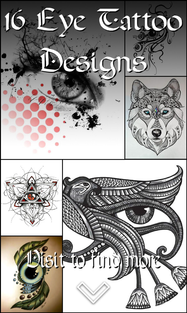 16 Eye Tattoo Designs