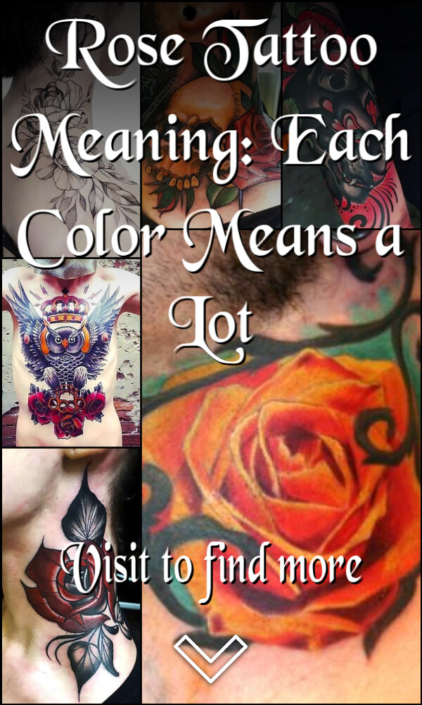 Rose Tattoo Meaning: Each Color Means a Lot