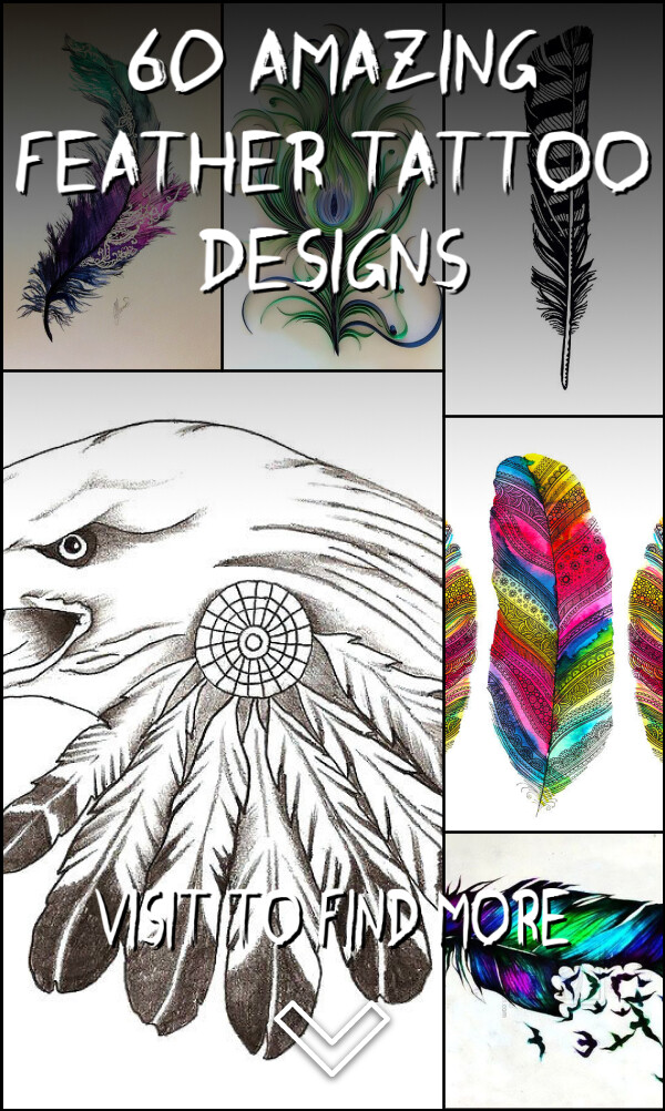 60 Amazing Feather Tattoo Designs