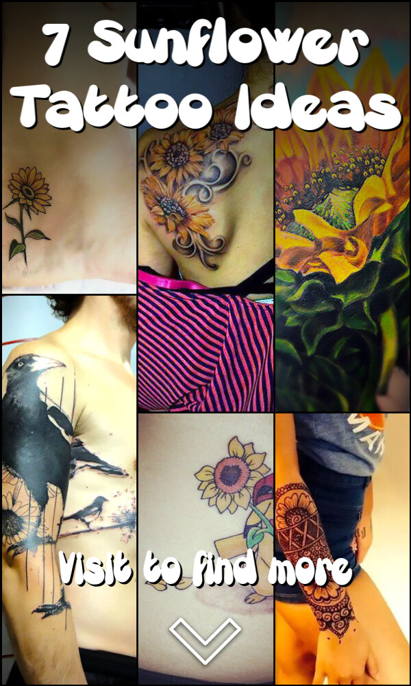 7 Sunflower Tattoo Ideas