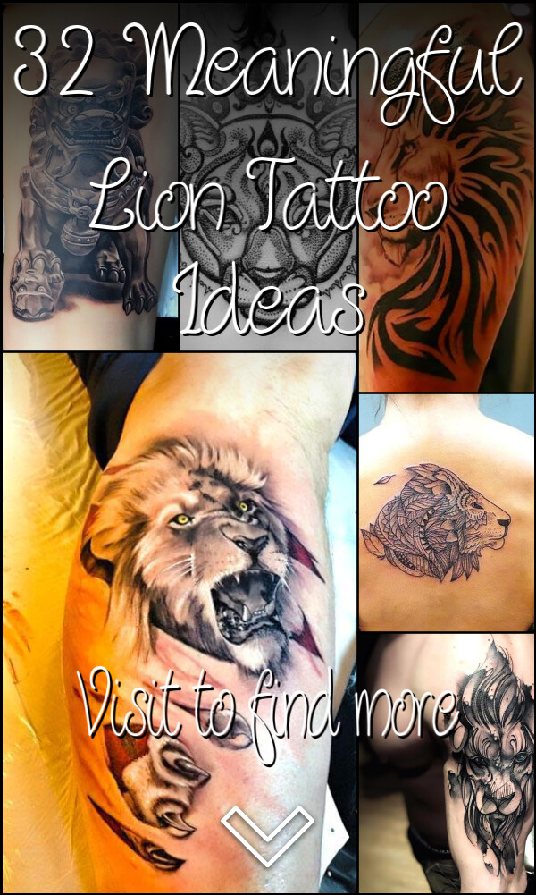 32 Meaningful Lion Tattoo Ideas