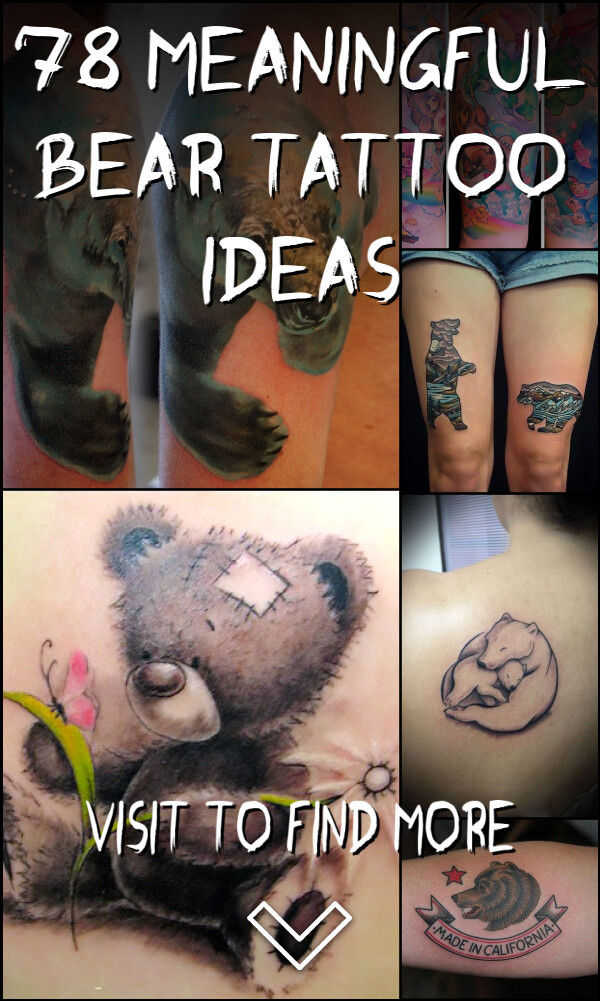 78 Meaningful Bear Tattoo Ideas