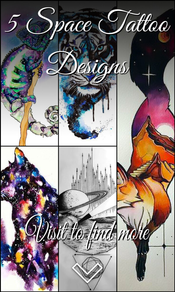 5 Space Tattoo Designs