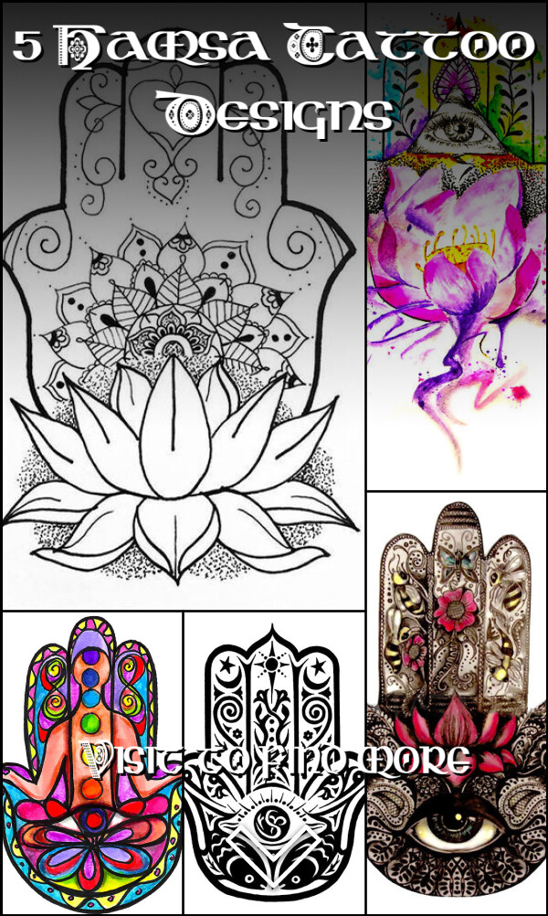 5 Hamsa Tattoo Designs