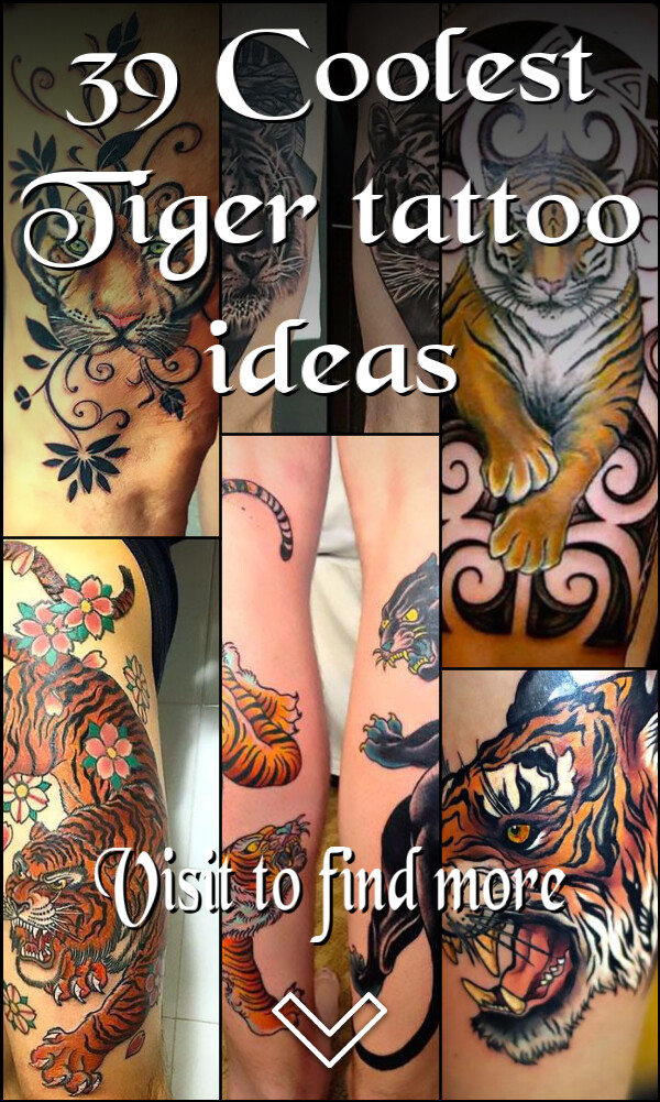 39 Coolest Tiger tattoo ideas