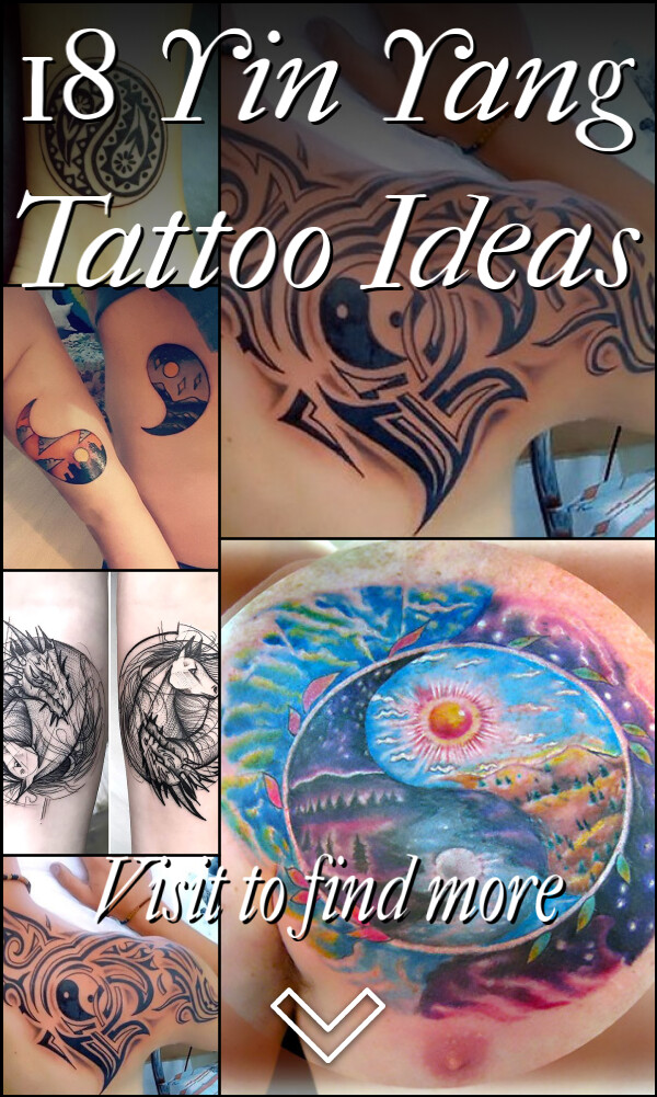 18 Yin Yang Tattoo Ideas