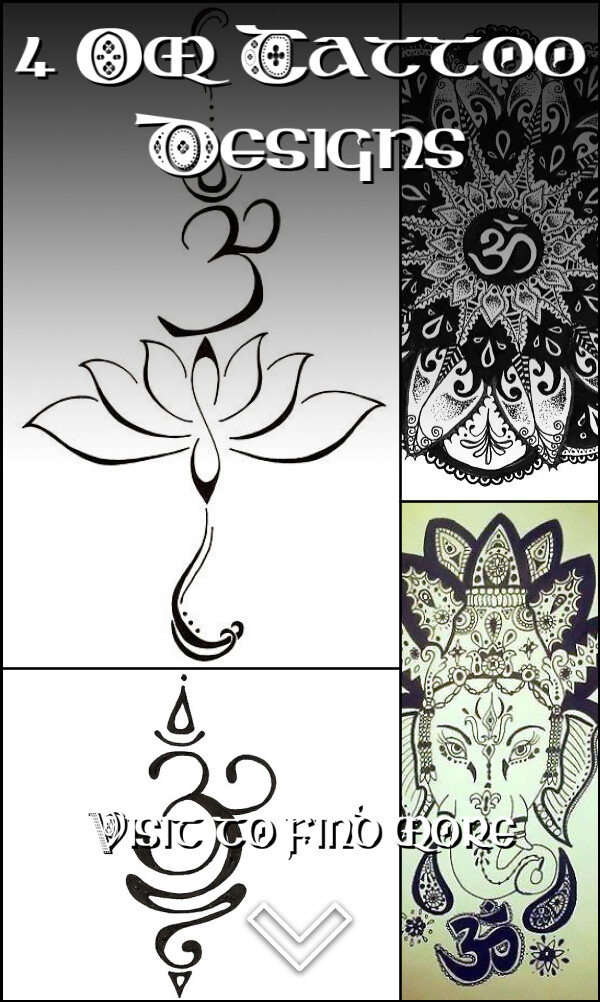 4 Om Tattoo Designs