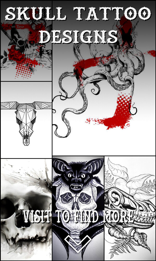 97 Skull Tattoo Designs