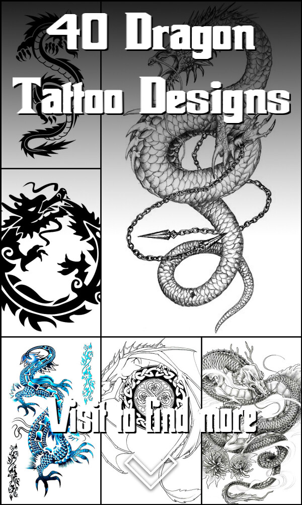 40 Dragon Tattoo Designs