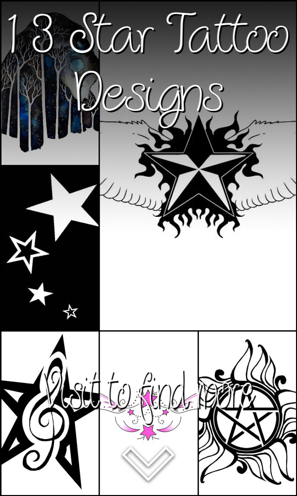 13 Star Tattoo Designs