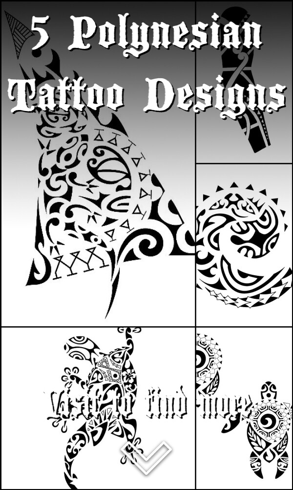 5 Polynesian Tattoo Designs