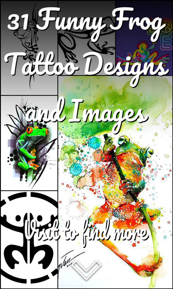 31 Funny Frog Tattoo Designs and Images