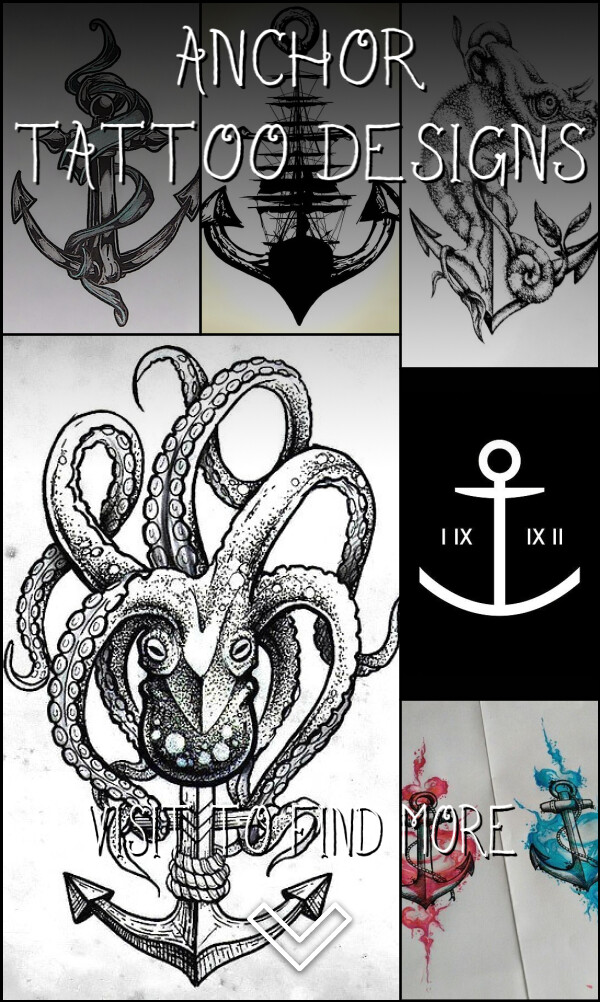 18 Anchor Tattoo Designs