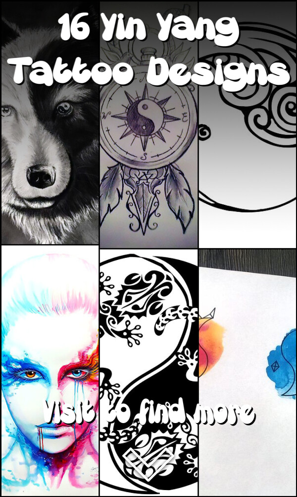 16 Yin Yang Tattoo Designs