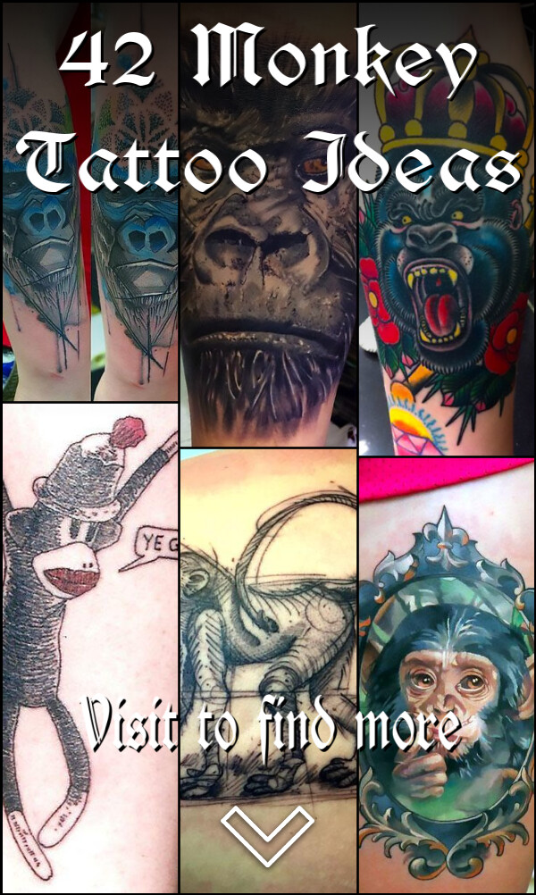 42 Monkey Tattoo Ideas