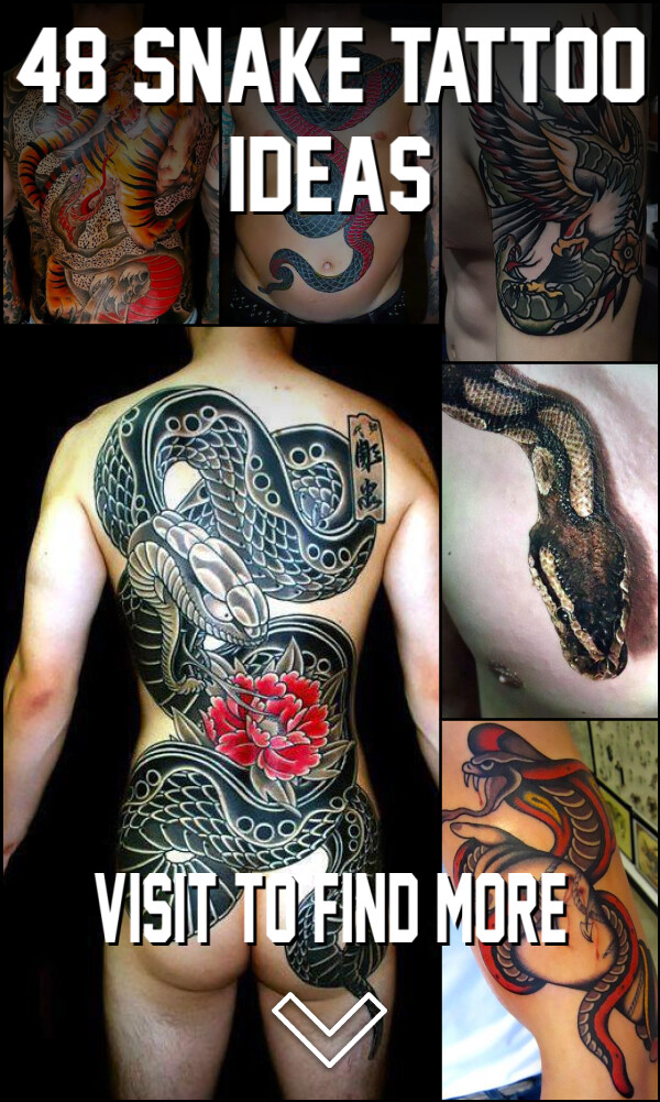 48 Snake Tattoo Ideas