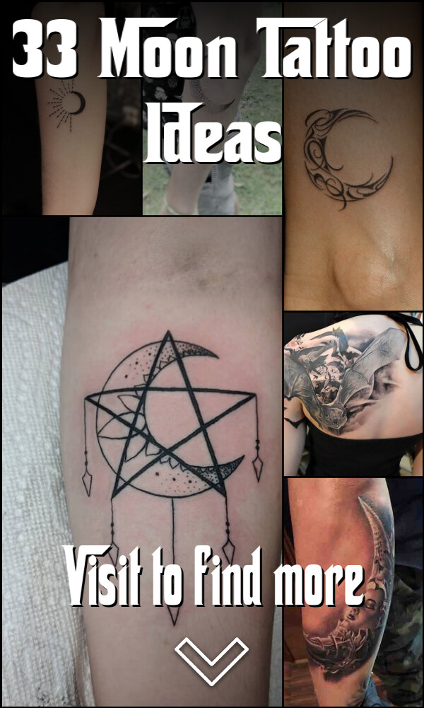 33 Moon Tattoo Ideas