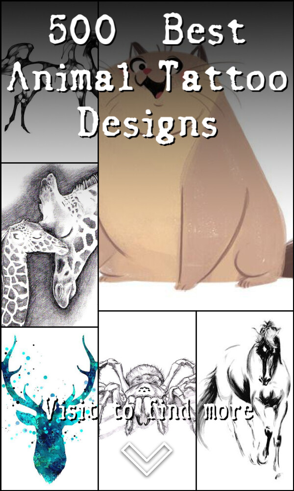 500+ Best Animal Tattoo Designs