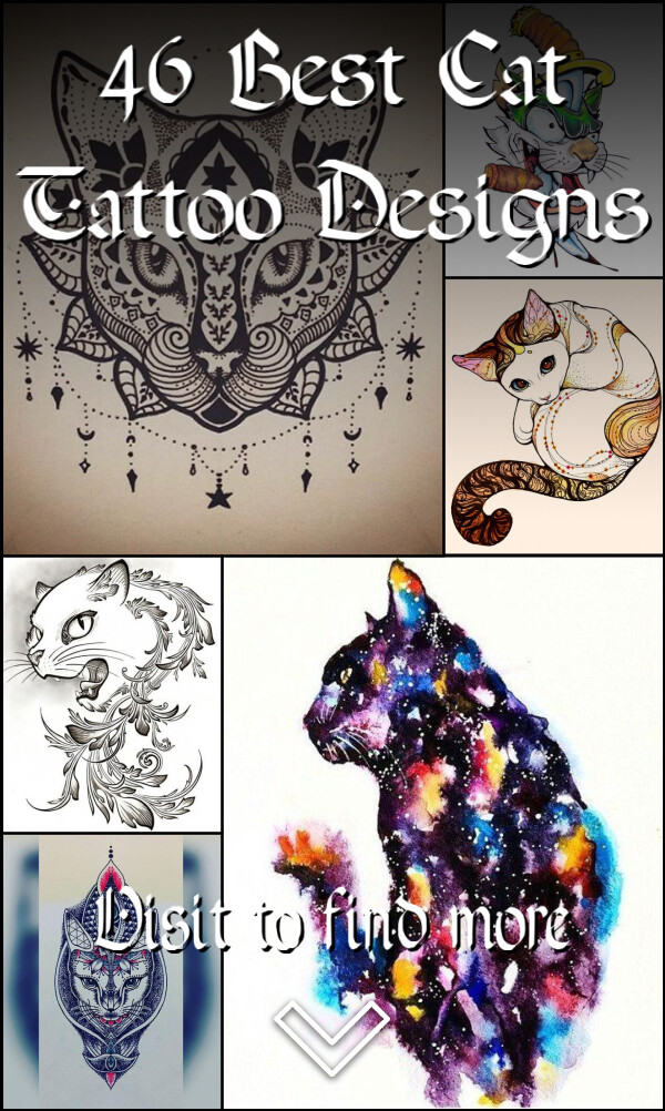 46 Best Cat Tattoo Designs