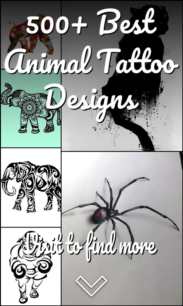 500+ Best Animal Tattoo Designs