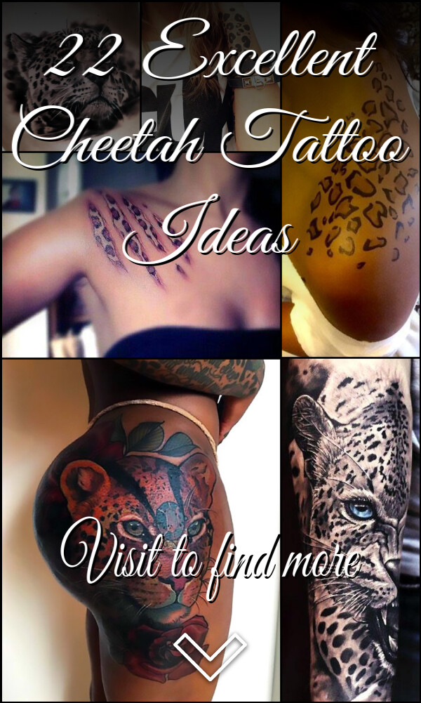 22 Excellent Cheetah Tattoo Ideas