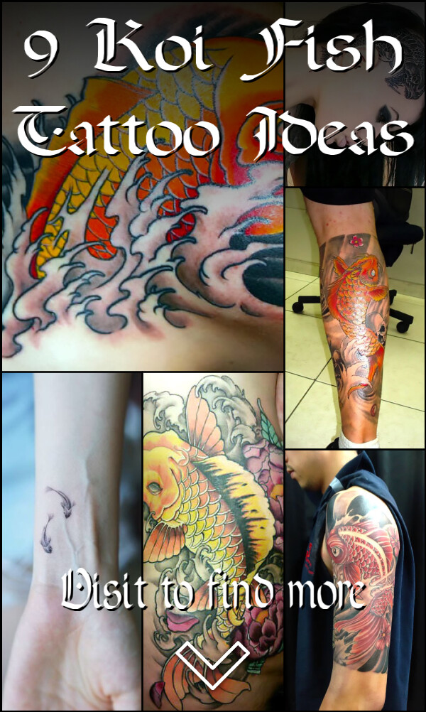 9 Koi Fish Tattoo Ideas