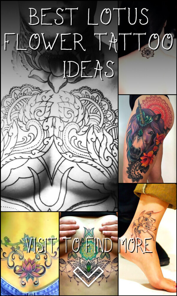 20 Best Lotus Flower Tattoo Ideas