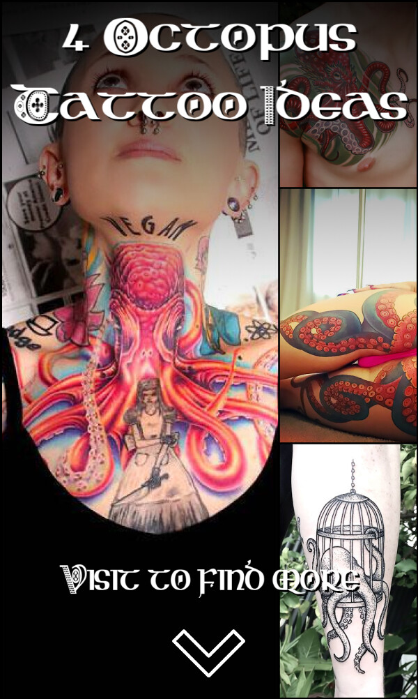 4 Octopus Tattoo Ideas