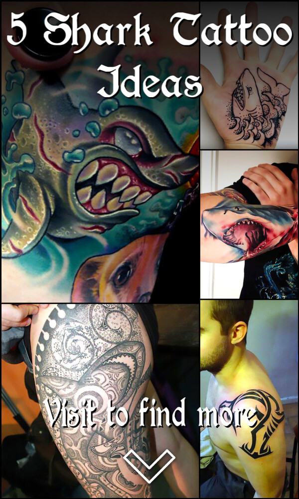 5 Shark Tattoo Ideas