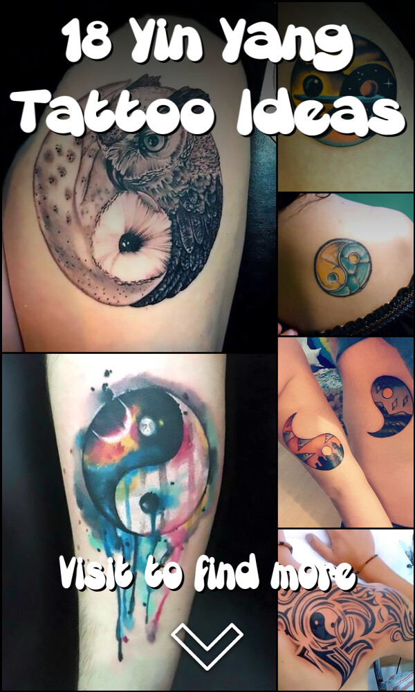 18 Yin Yang Tattoo Ideas