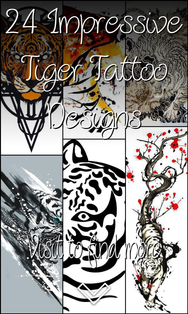 24 Impressive Tiger Tattoo Designs