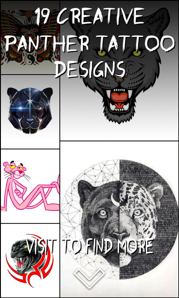 19 Creative Panther Tattoo Designs
