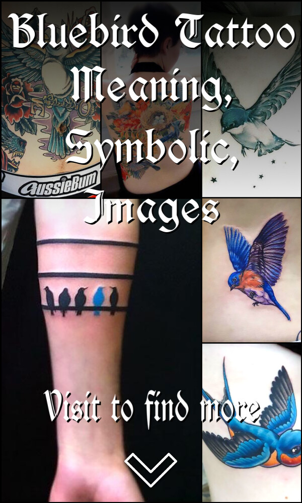 Bluebird Tattoo Meaning, Symbolic, Images