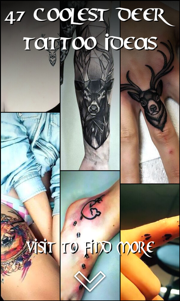 47 Coolest Deer Tattoo Ideas