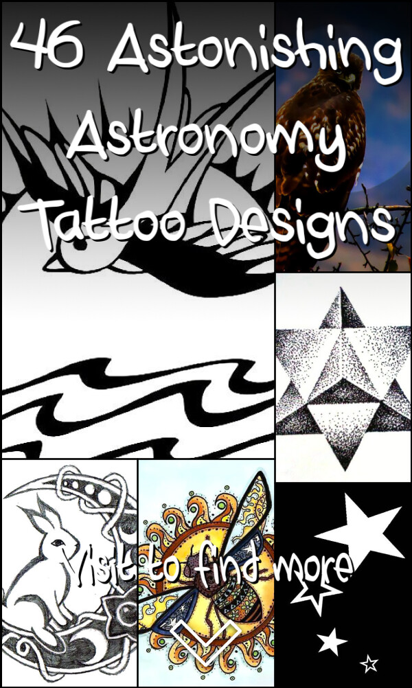 46 Astonishing Astronomy Tattoo Designs